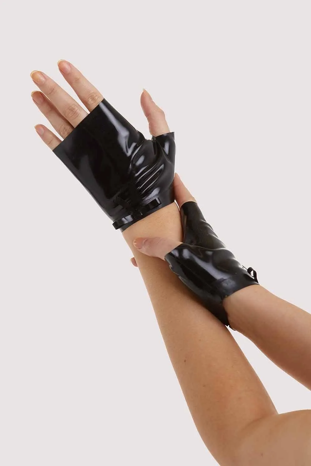 Bettie Page Latex Mittens