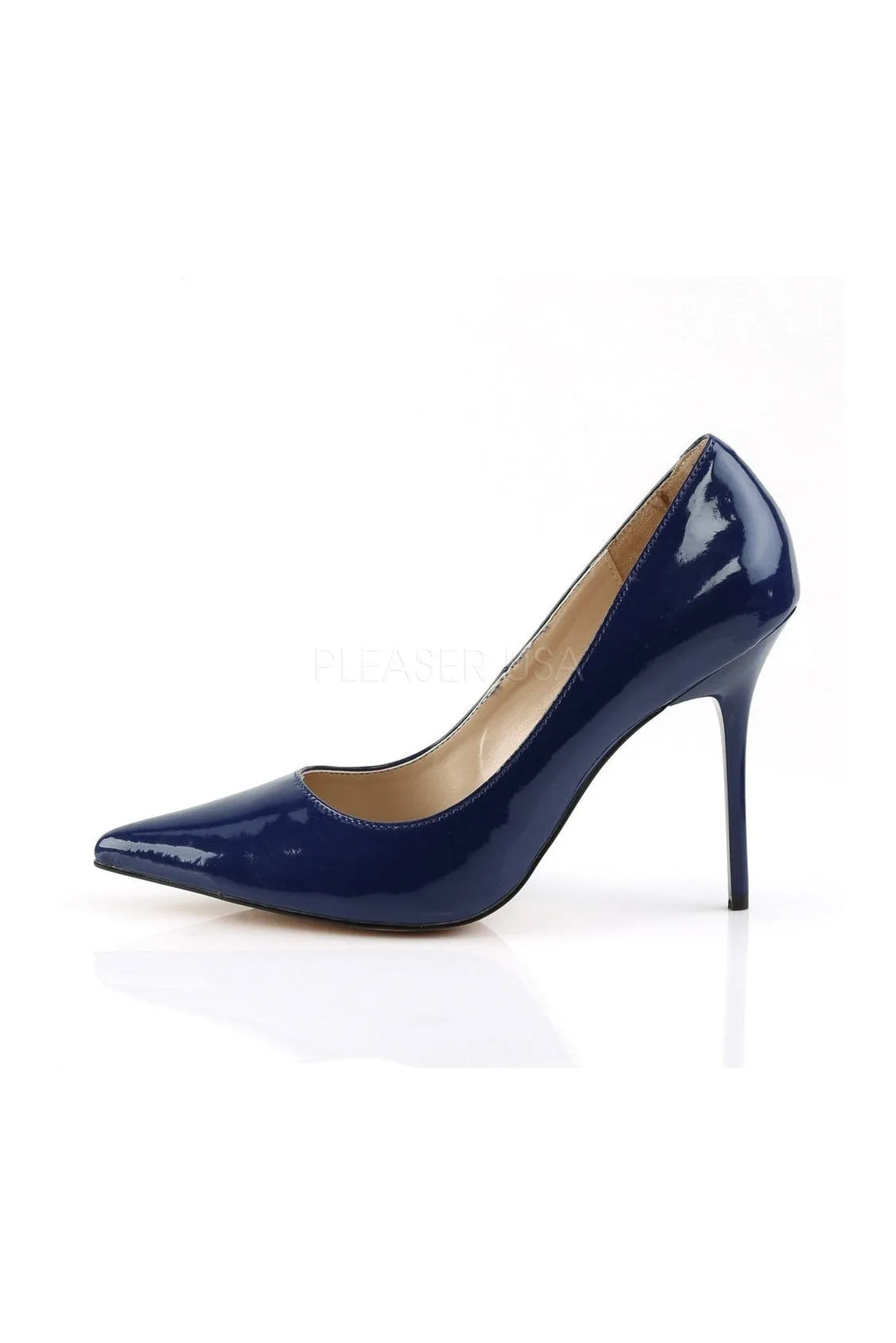 CLASSIQUE-20 Pump  | Blue Patent