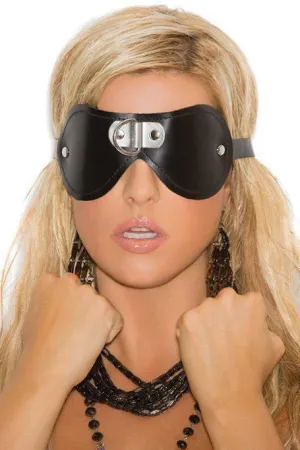 D-Ring Leather Blindfold