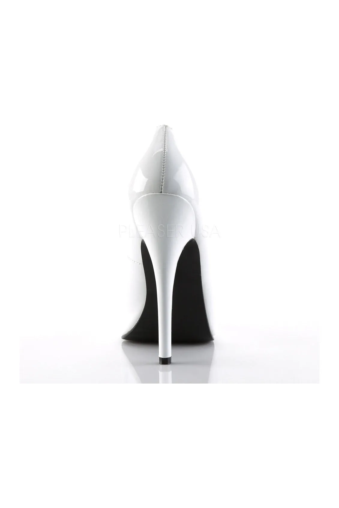 DOMINA-420 Pump  | White Patent