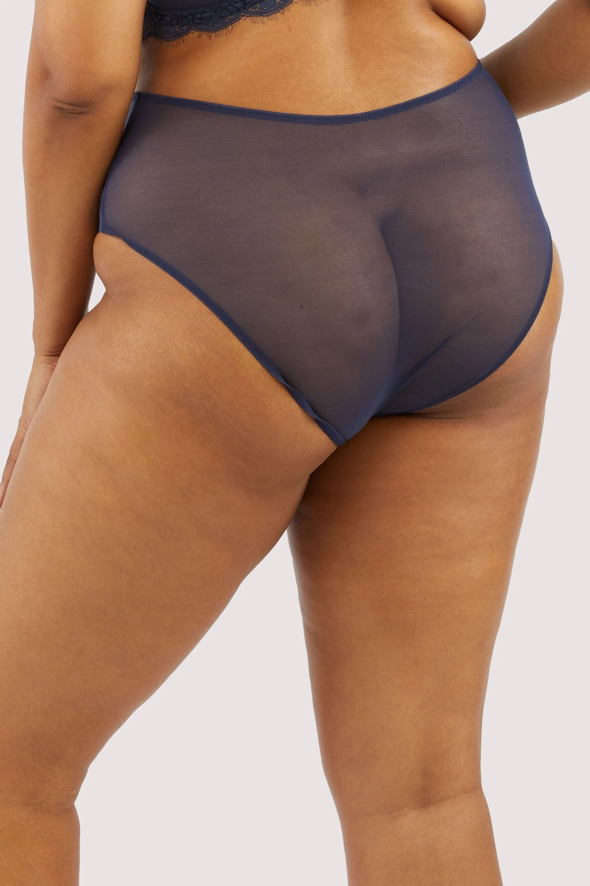 Emma Navy High Waisted Brief