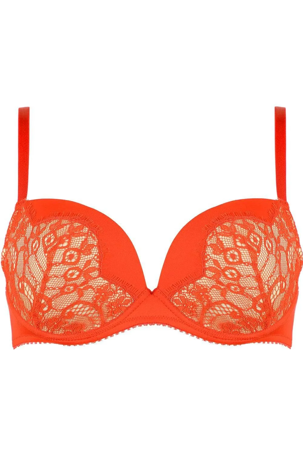 French Connection Padded Bra in Bright Red (B-C sizing)