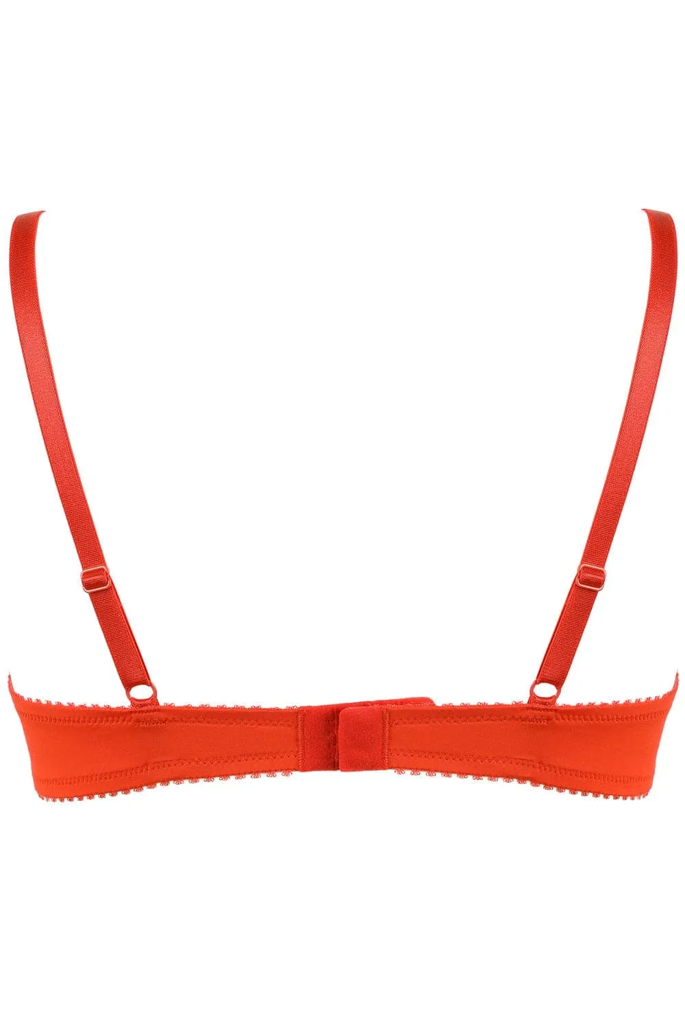 French Connection Padded Bra in Bright Red (B-C sizing)