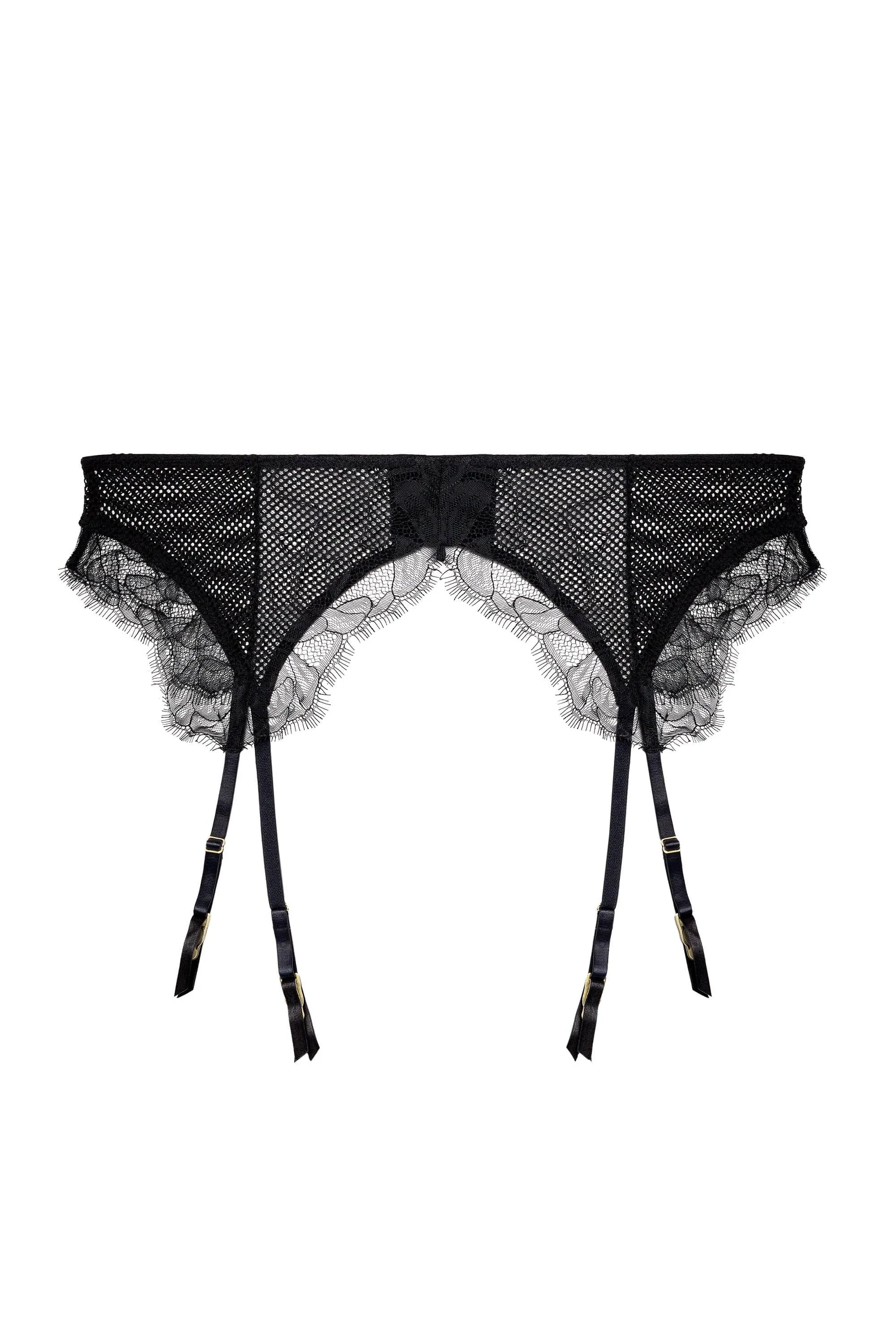 Khloe Black Floral Suspender