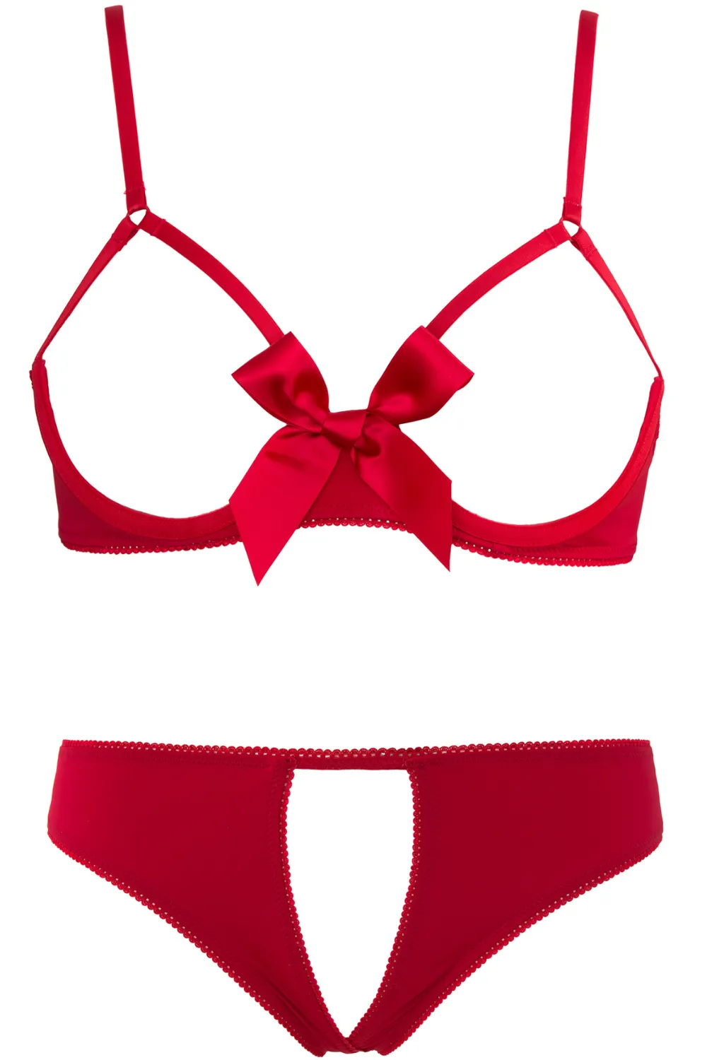 Le Petit Secret Cupless Bra & Open Brief