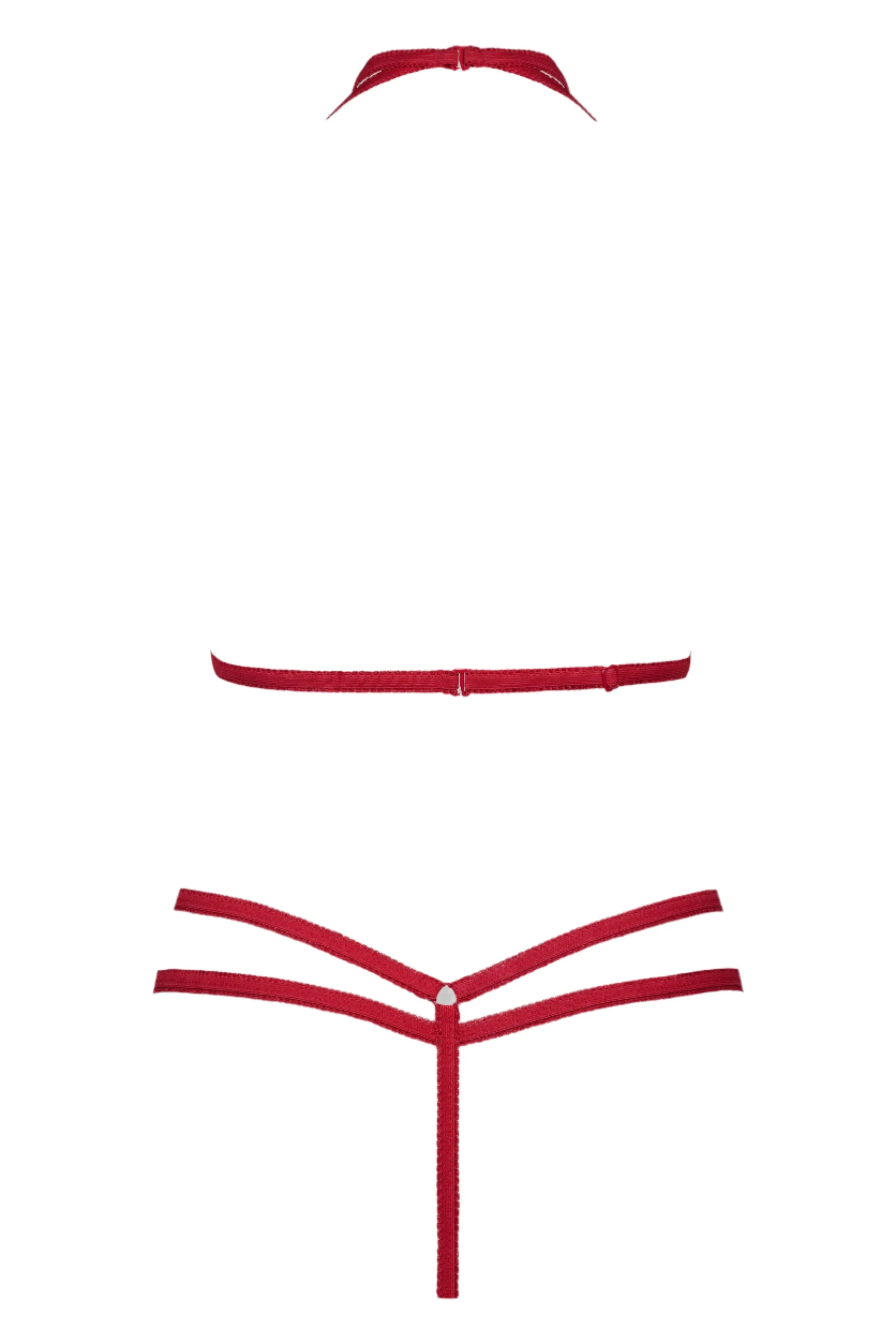 Le Petit Secret (Red) Harness and Thong Set