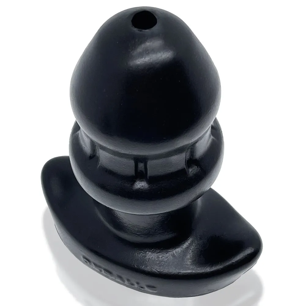 Oxballs Drain-O Flow-Thru Buttplug Bk Sm