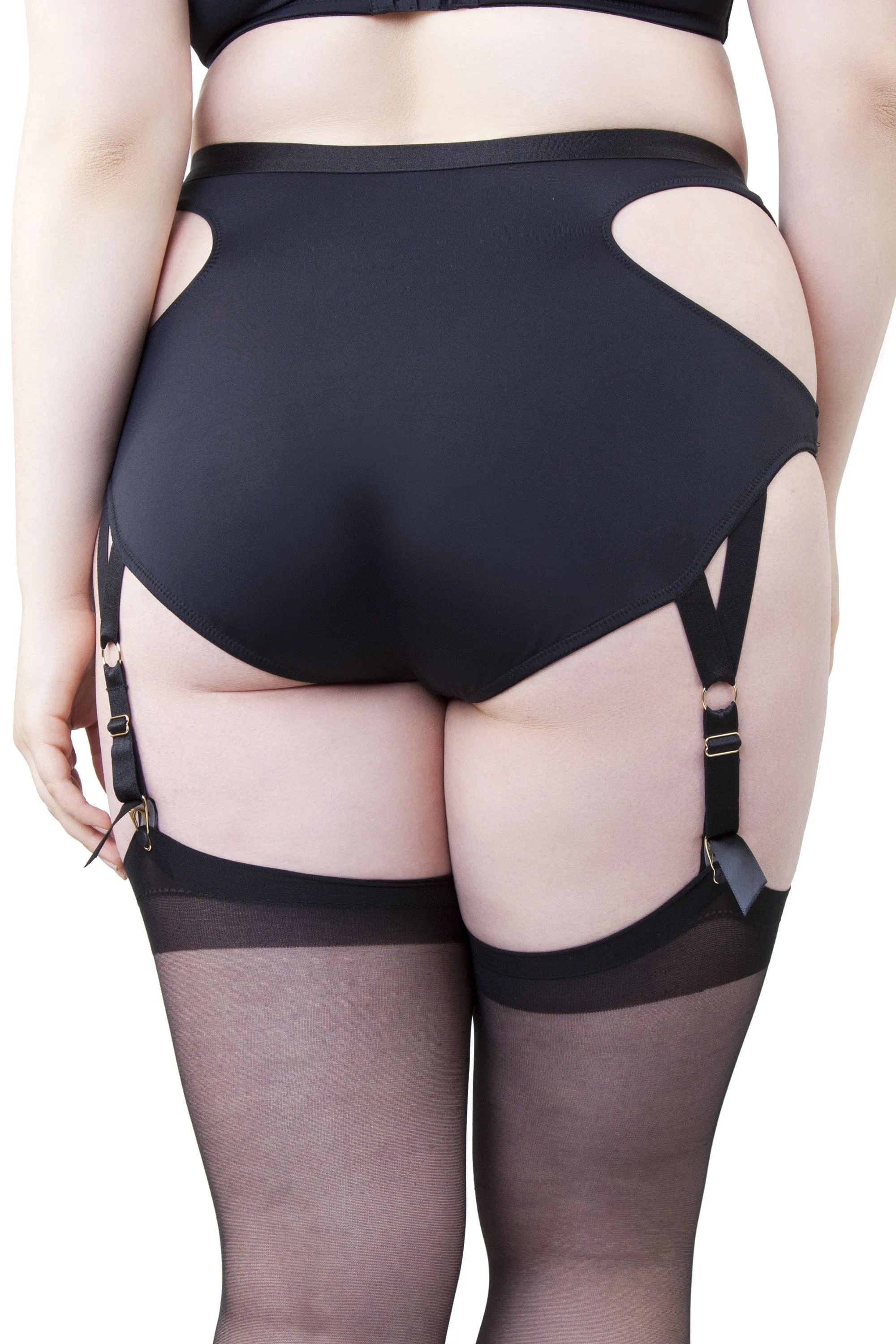 Peek & Beau - Jessie Microfiber Strappy Brief Curve