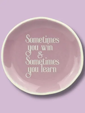 Properly Improper Round Trinket Tray