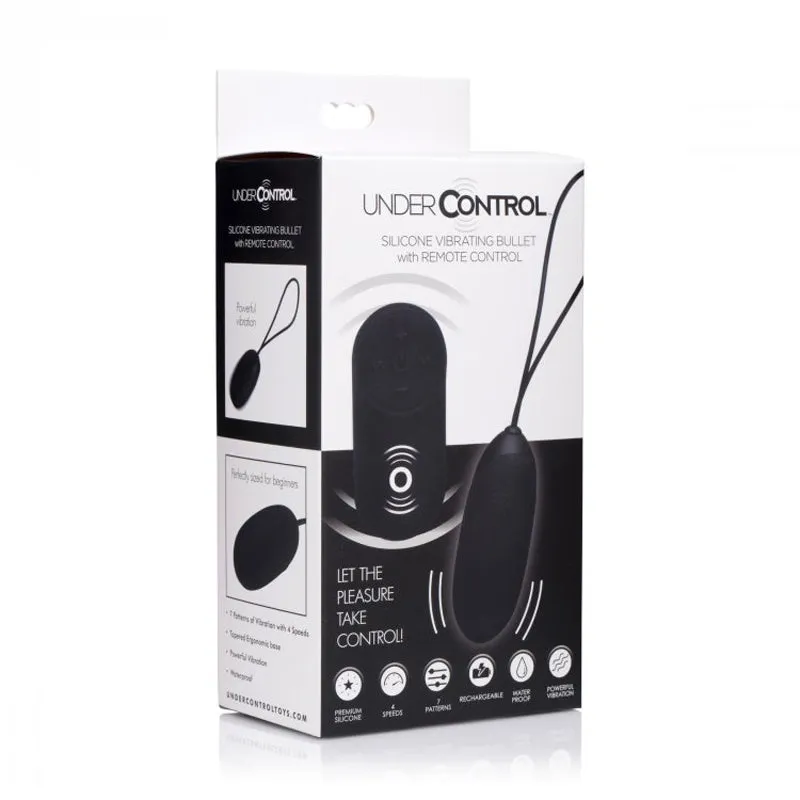 Silicone Vibrating Bullet w/ Remote