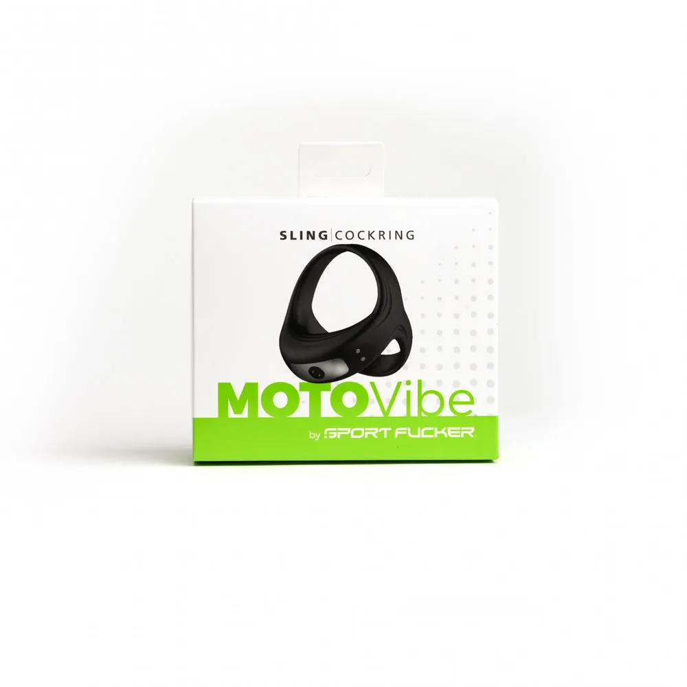 Sport Fucker Motovibe Sling Cockring w/Remote - Black